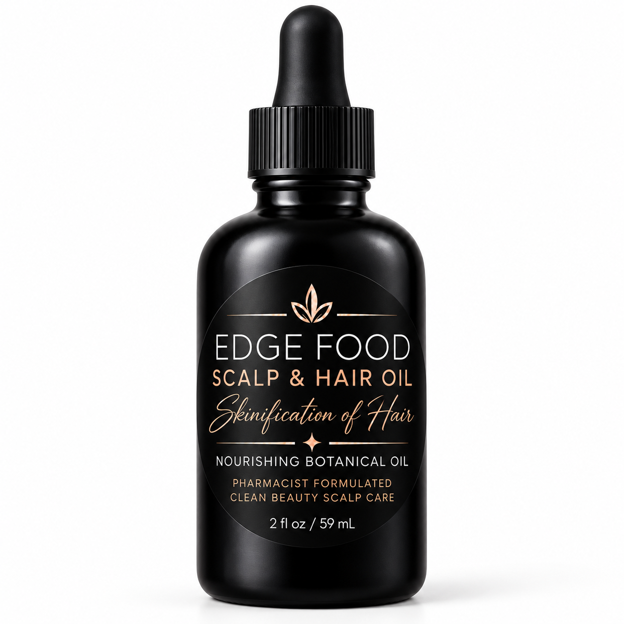 Edge Food Scalp and Hair Oil bottle